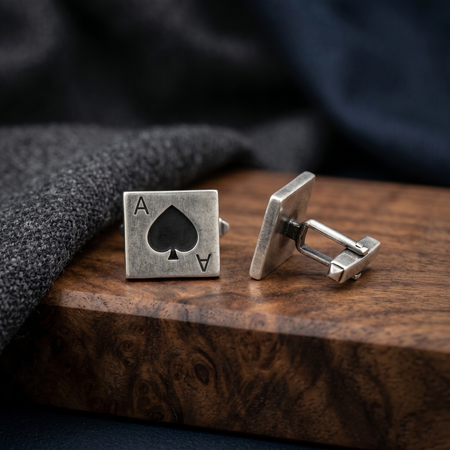 Ace of Spades Cufflinks