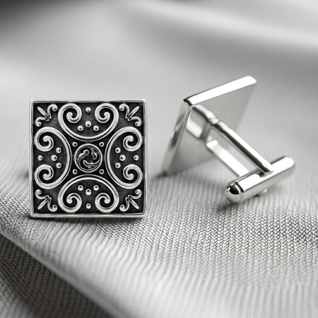 Vintage Scroll Cufflinks