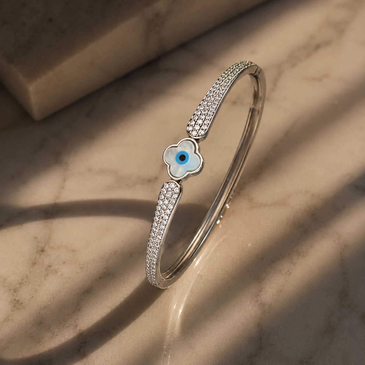 Celestial Clover Evil Eye Bracelet