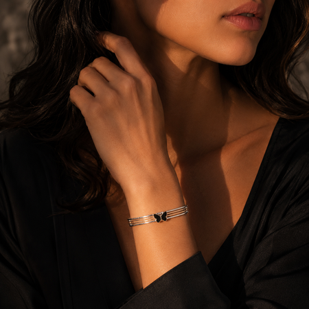 Midnight Butterfly Bracelet