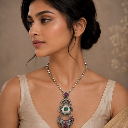 Rajnigandha Virasat Necklace Set