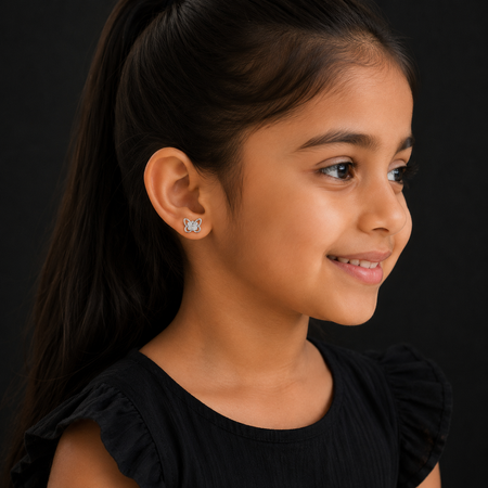 Flutter Glow Butterfly Studs
