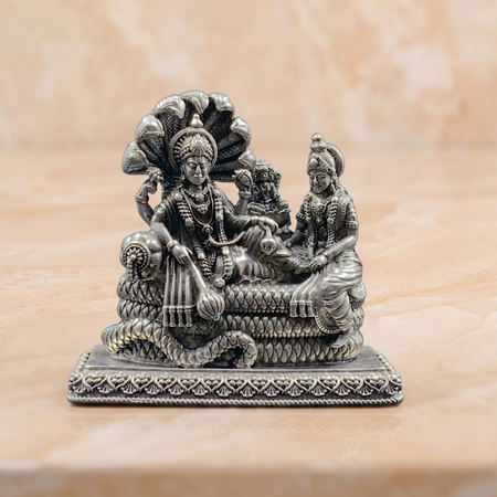 Silver Lakshmi Narayan Sheshashayi Idol