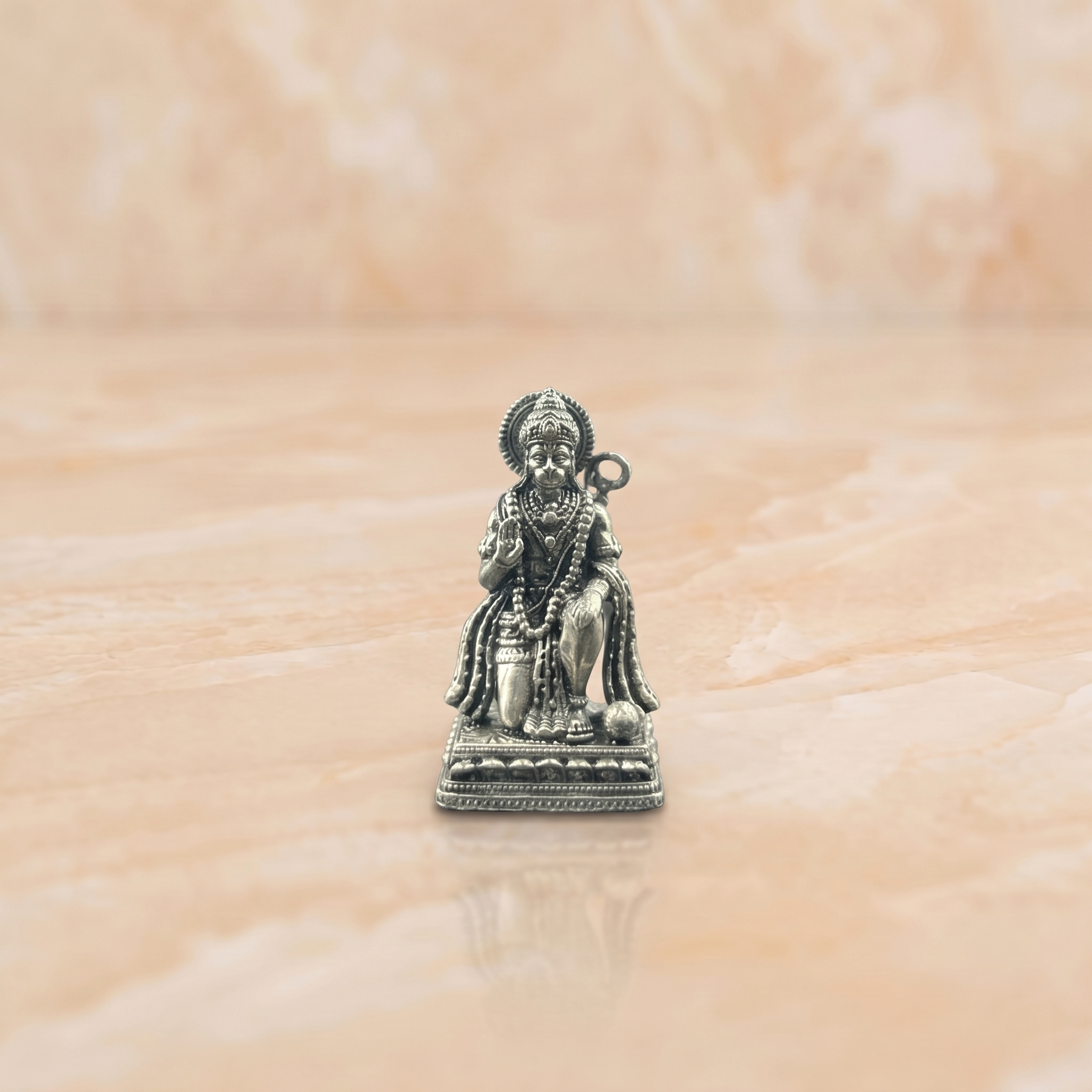Silver Veer Hanuman Idol