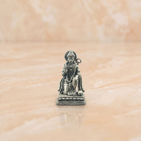 Silver Veer Hanuman Idol