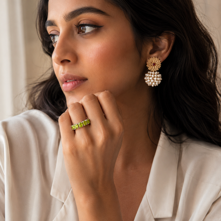 Lime Luxe Ring