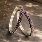 Rubyvine Elegance Bangle - Pair