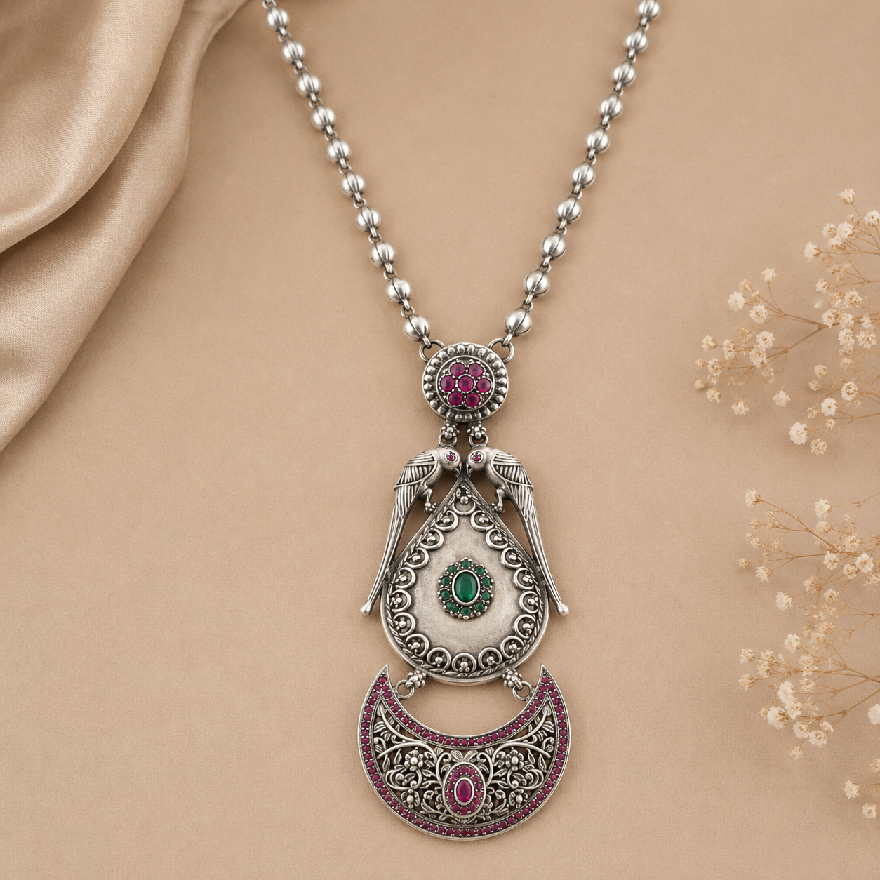 Rajnigandha Virasat Necklace Set