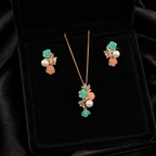 Blooming Pearl Garden Pendant Set