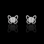Flutter Glow Butterfly Studs