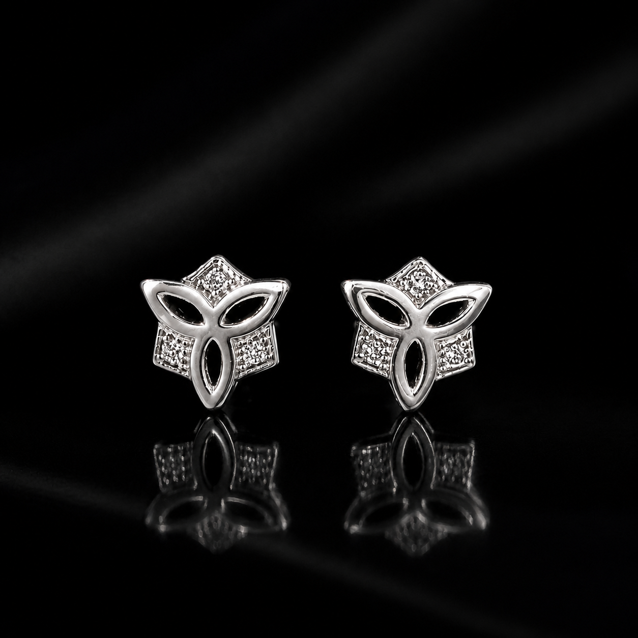 Triflora Spark Studs