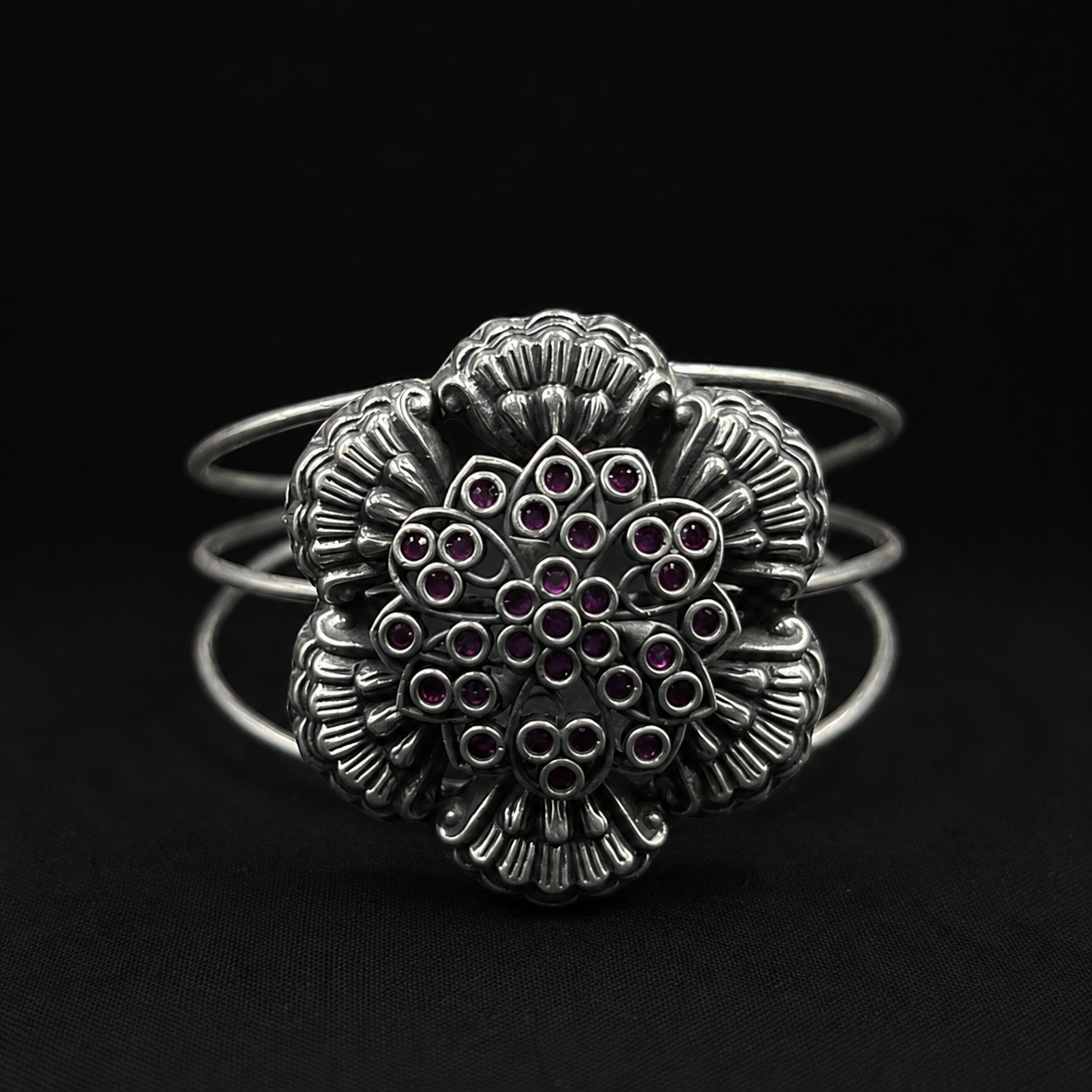 Varnika Ruby Bloom Bracelet