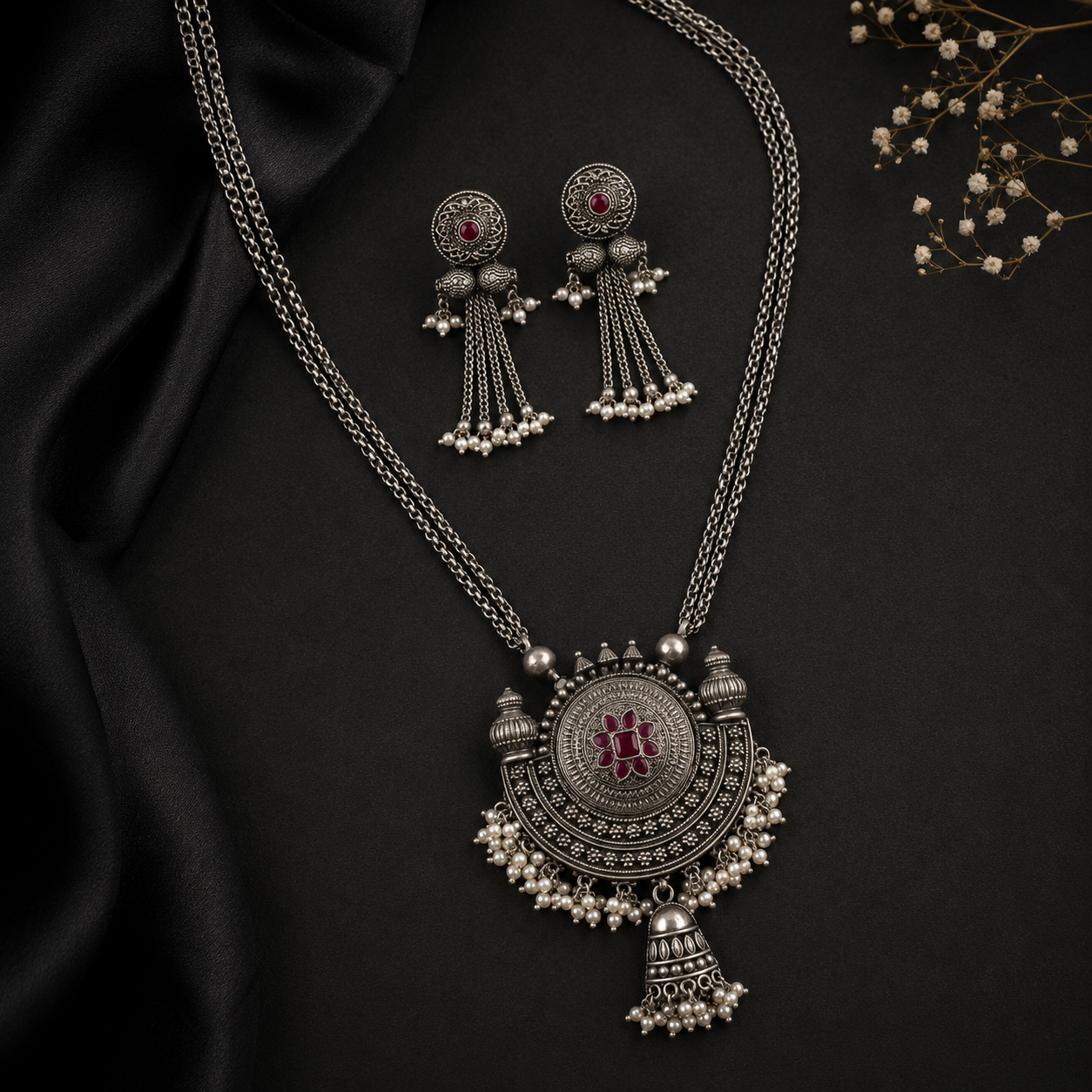 Rajwada Noor Necklace Set