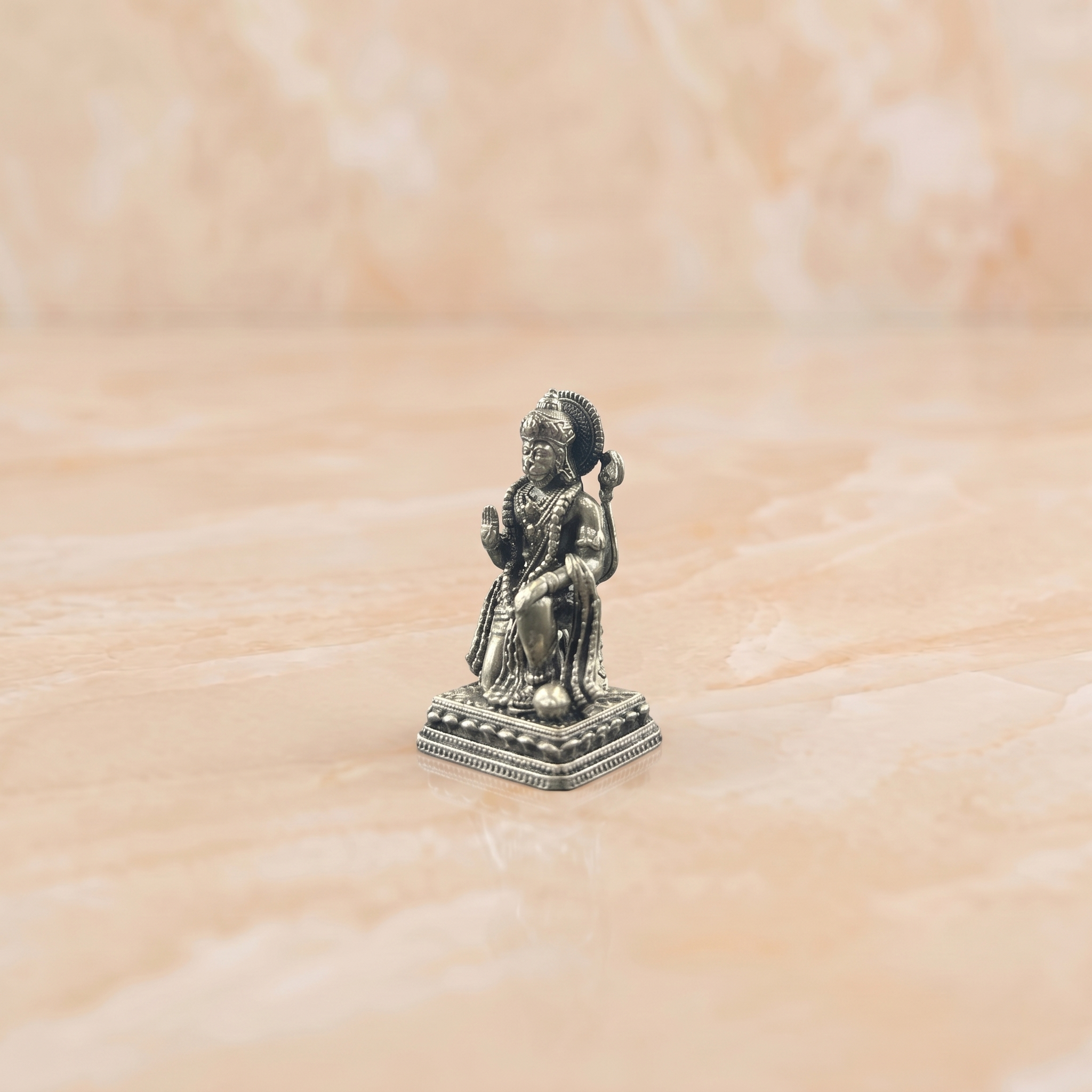 Silver Veer Hanuman Idol