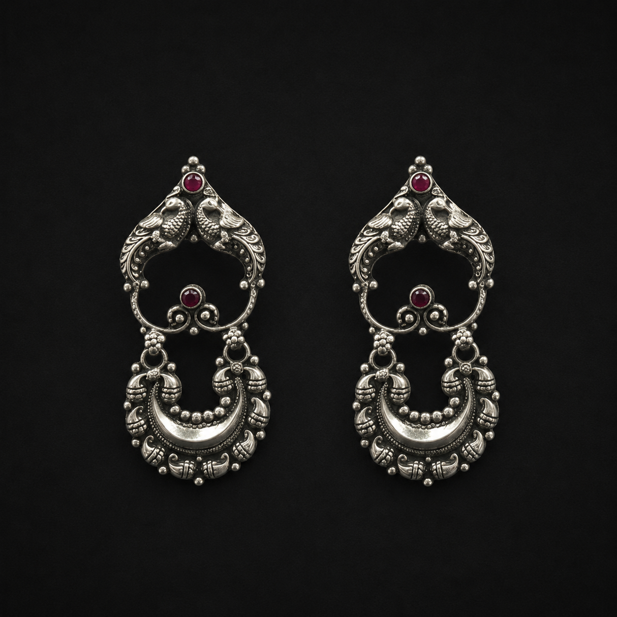 Morbagh Ruby Earrings