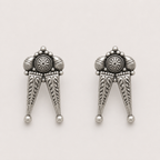 Silver Boho Ashtra Earrings