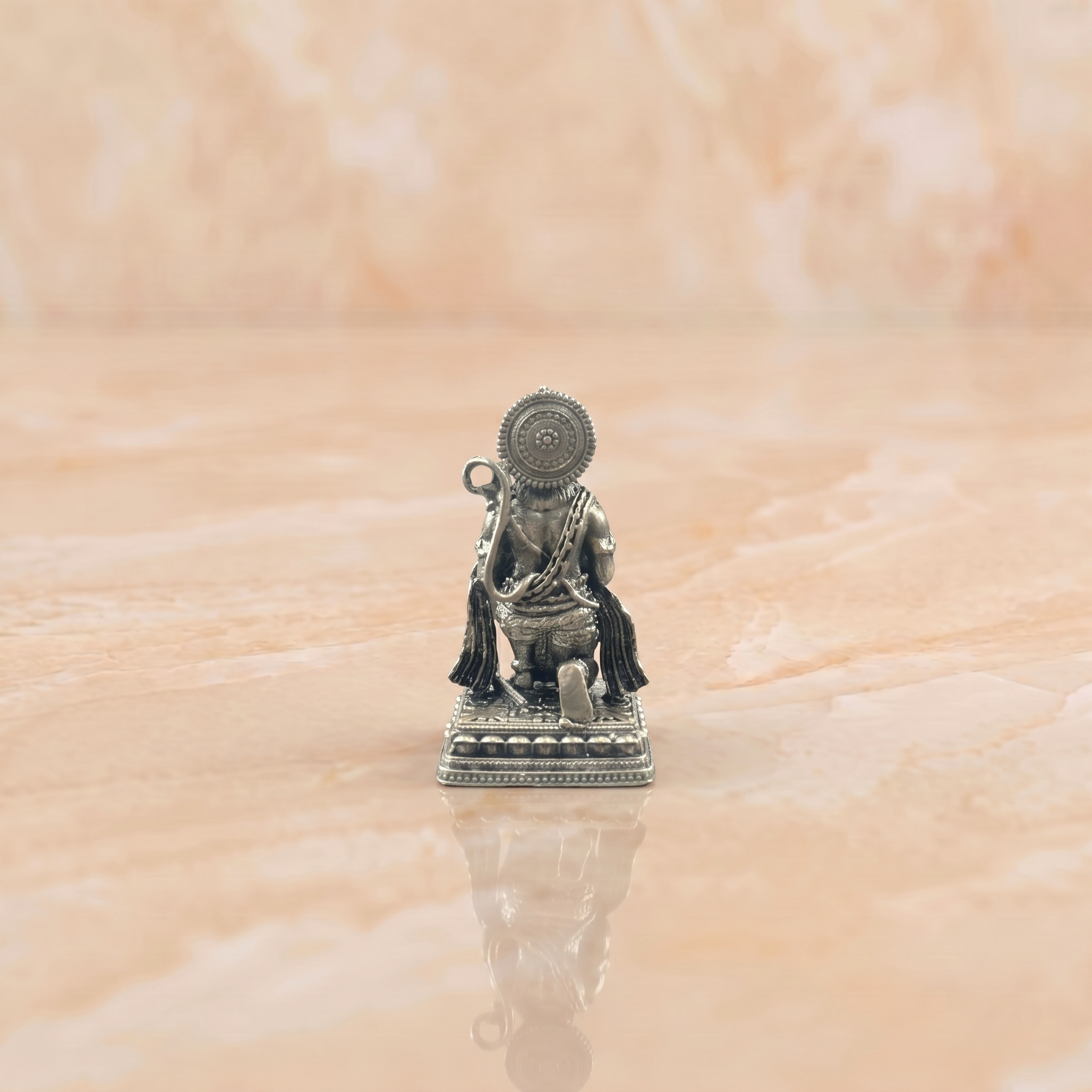Silver Veer Hanuman Idol