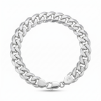 Silver Cuban Chain Bracelet