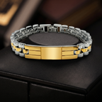 Silver Dualtone Prestige Bracelet