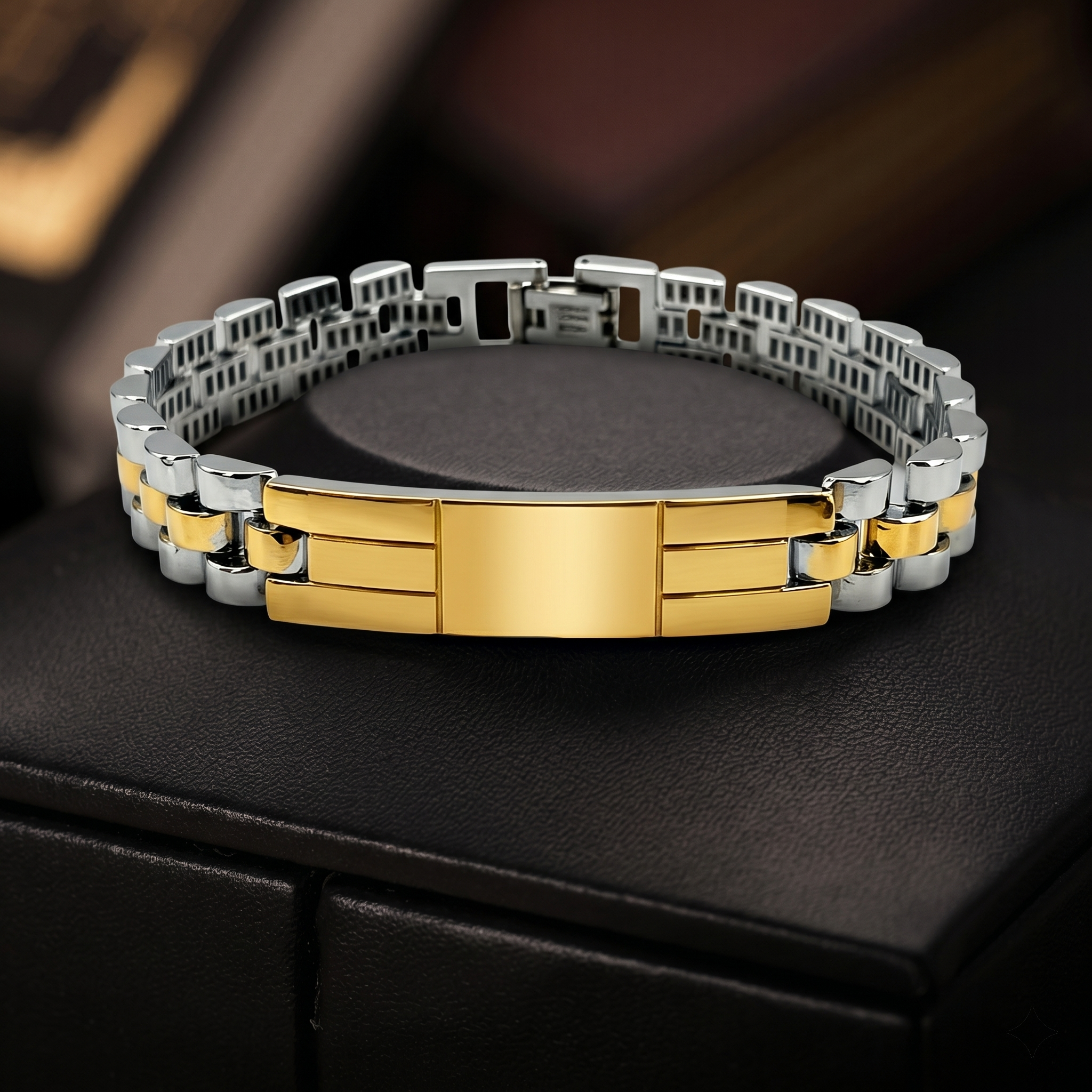 Silver Dualtone Prestige Bracelet