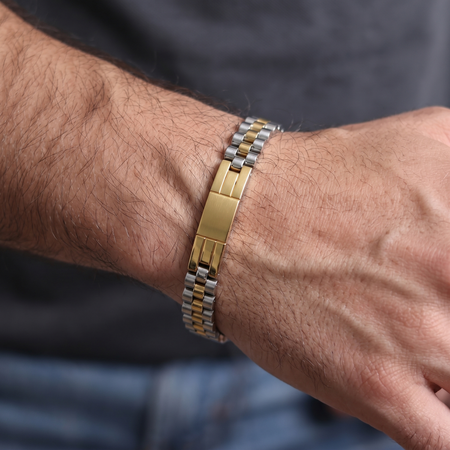 Silver Dualtone Prestige Bracelet