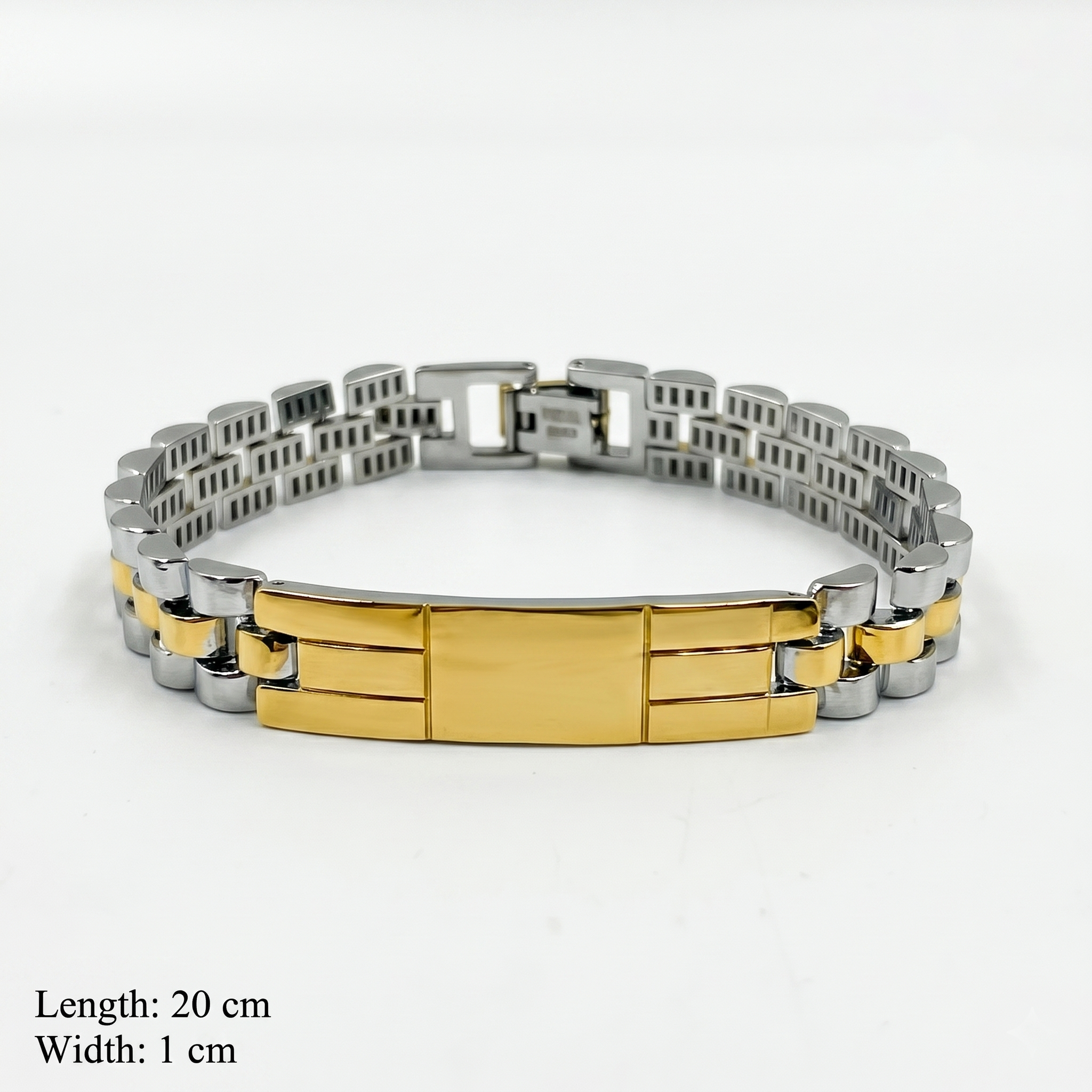 Silver Dualtone Prestige Bracelet