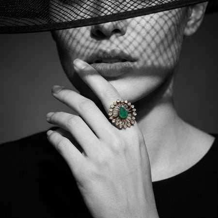 Mayura Ratna Polki Ring