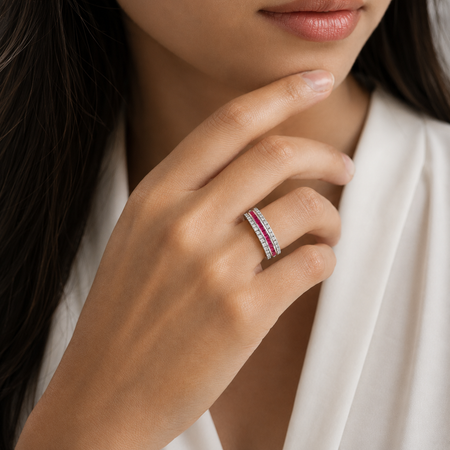 Rouge Transformational Ring Pendant