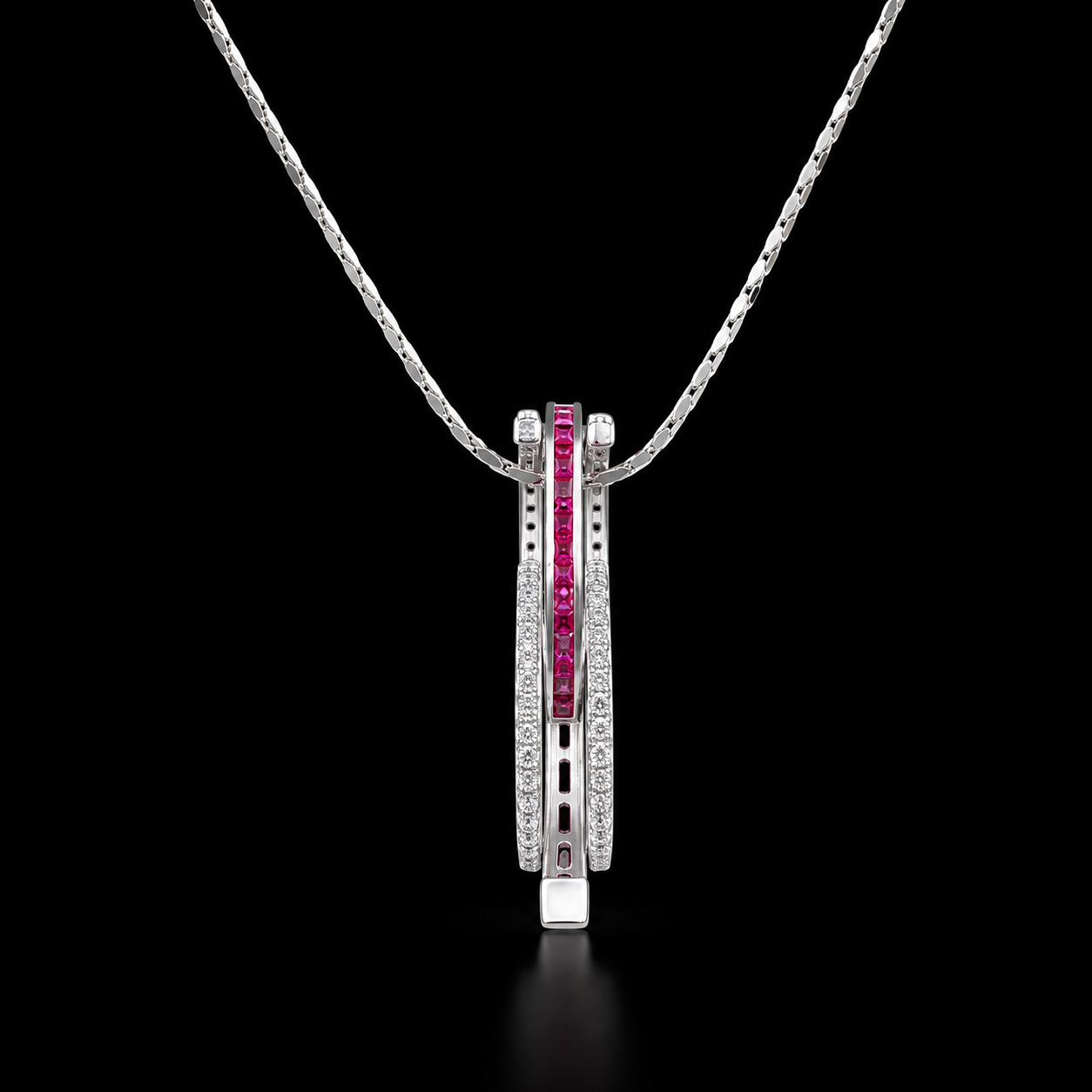 Rouge Transformational Ring Pendant