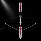 Rouge Transformational Ring Pendant