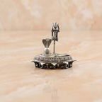 Silver Kailash Nagesh Shivling Idol