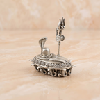 Silver Kailash Nagesh Shivling Idol