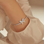 SIlver Spark Butterfly Bracelet