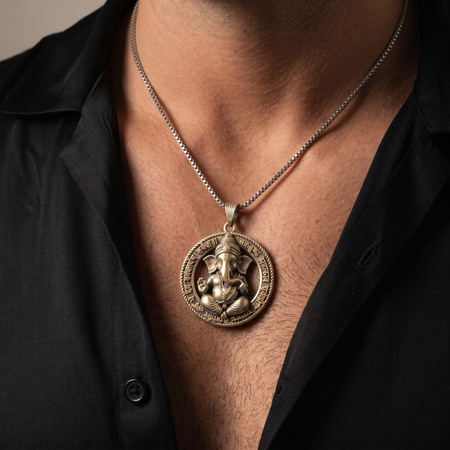 Vakratunda Ganesh Blessing Pendant