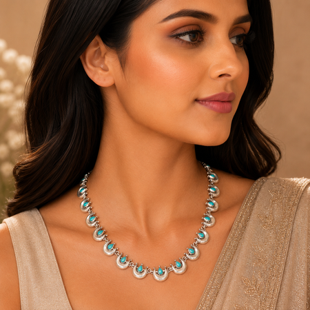 Neelanjana Peacock Necklace