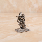 Silver Radha Krishna Divine Harmony Idol