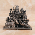 Silver Shiv Parivar Divine Blessings Idol