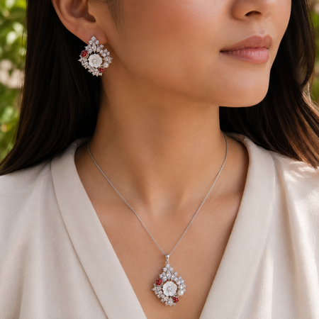 Rosé Éternelle Pendant Set