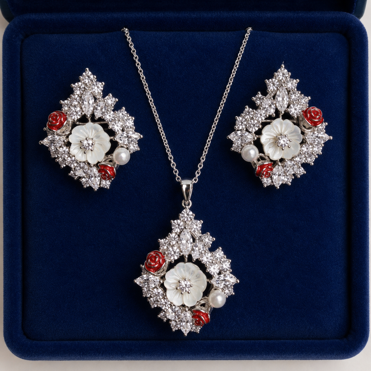 Rosé Éternelle Pendant Set