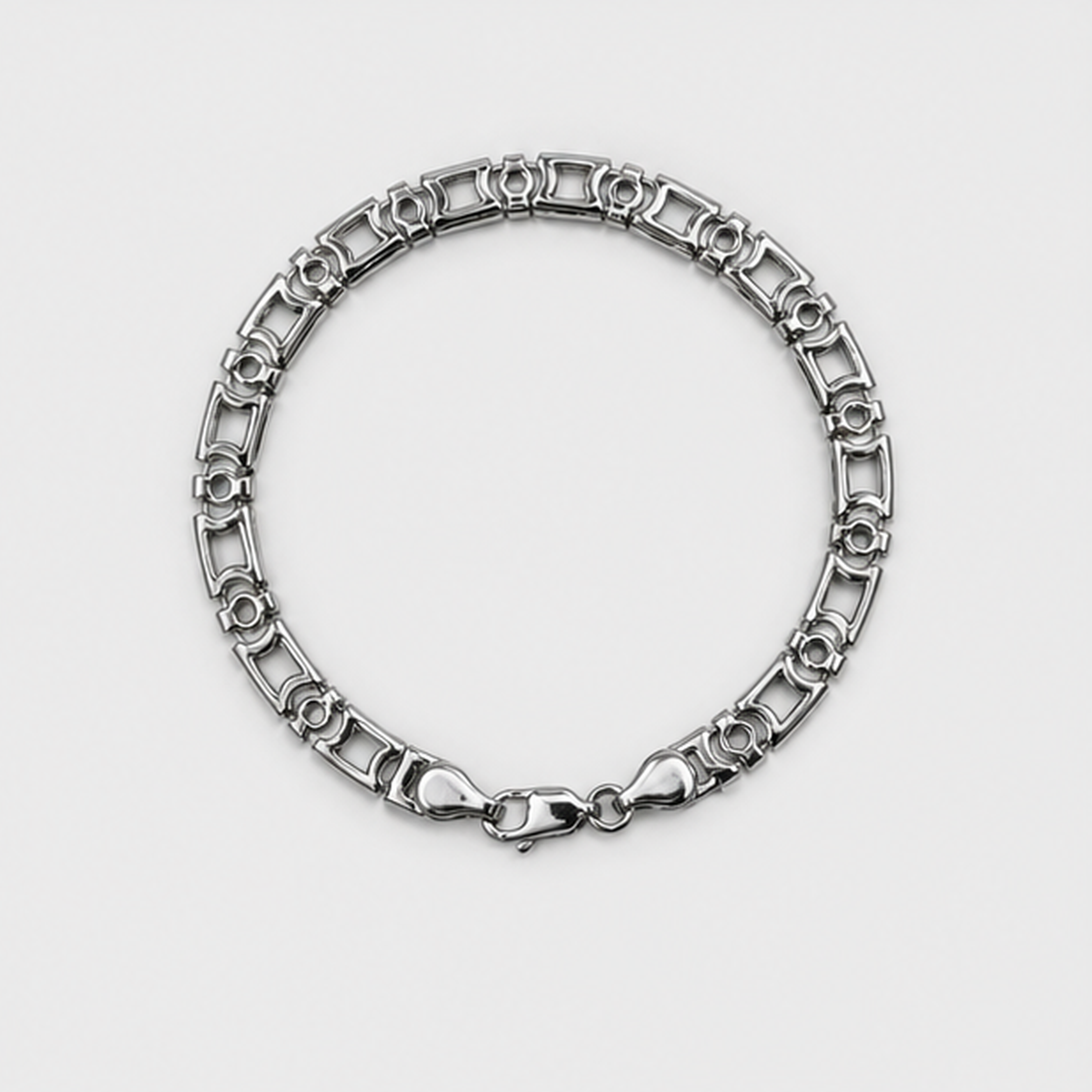 Silver Auron Link Bracelet