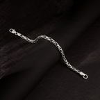 Silver Oxidised Rogue Bracelet