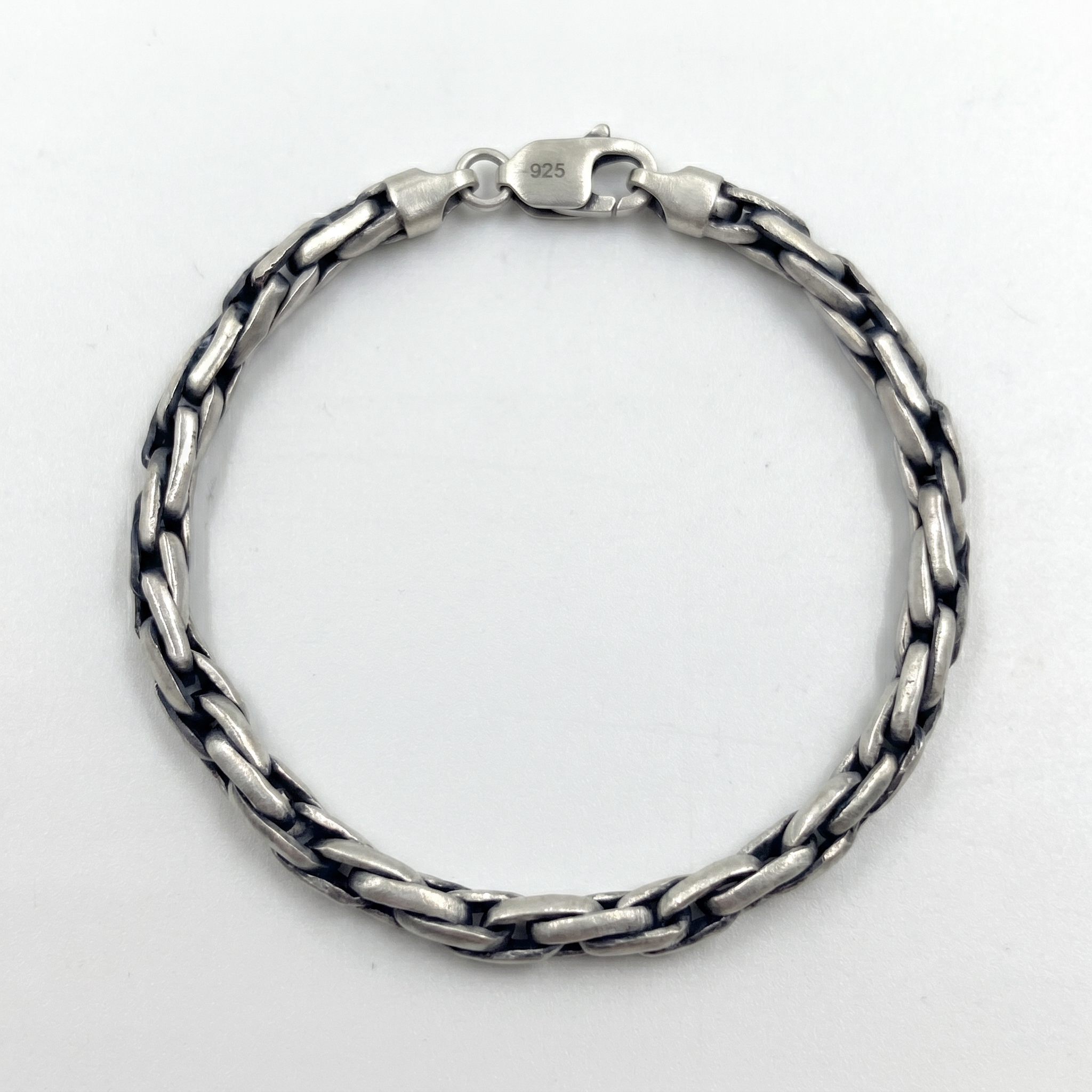 Silver Oxidised Rogue Bracelet