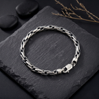 Silver Oxidised Rogue Bracelet