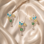 Azure Blossom Radiance Pendant Set
