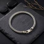 Slver Sleak Foxtail Bracelet