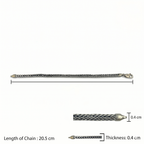 Slver Sleak Foxtail Bracelet