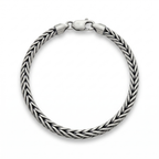Slver Sleak Foxtail Bracelet