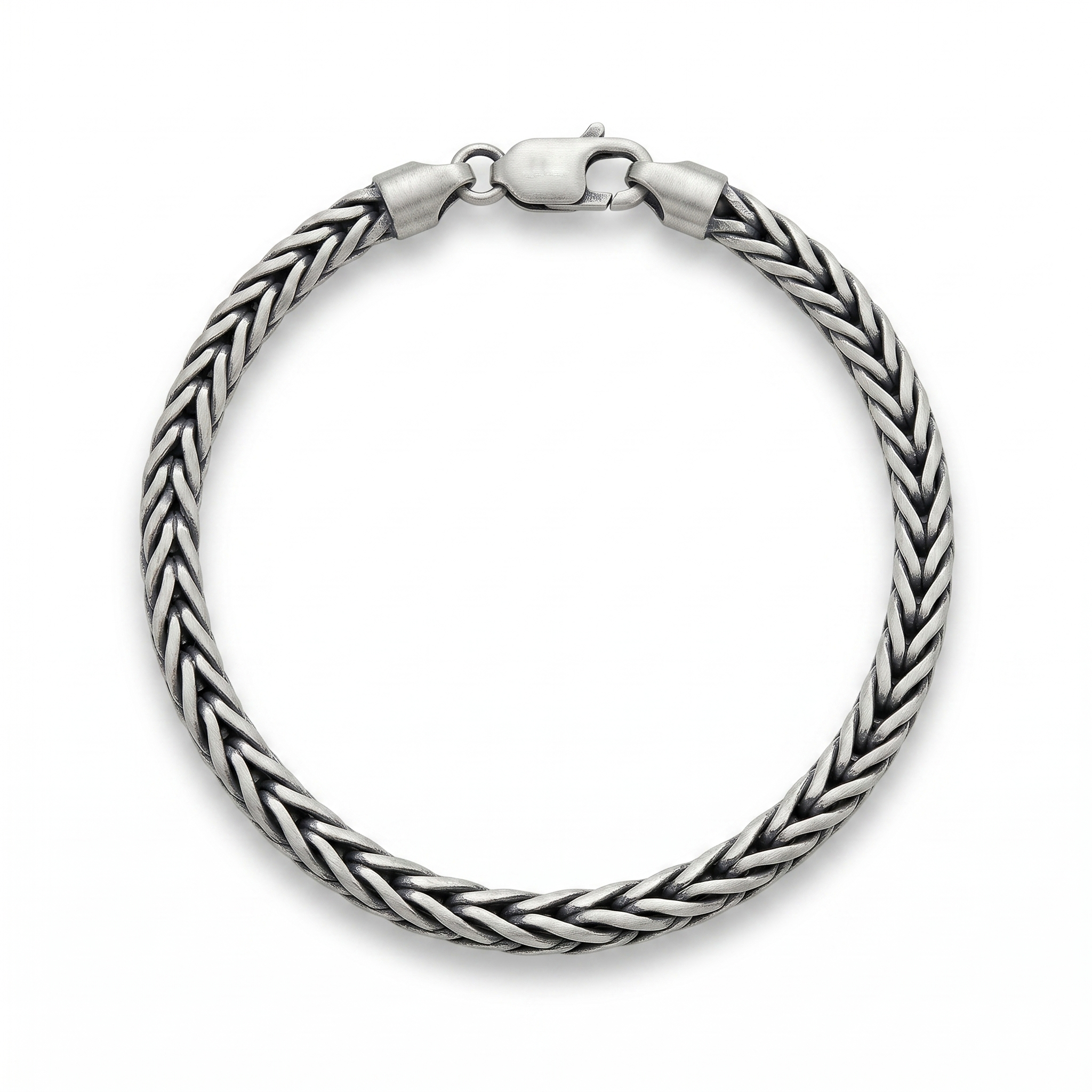 Slver Sleak Foxtail Bracelet