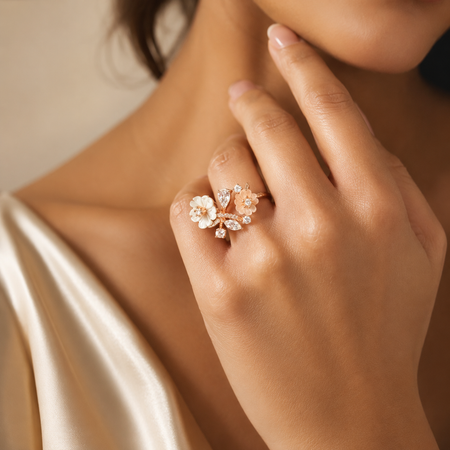 Blossom Whisper Ring - Size 6
