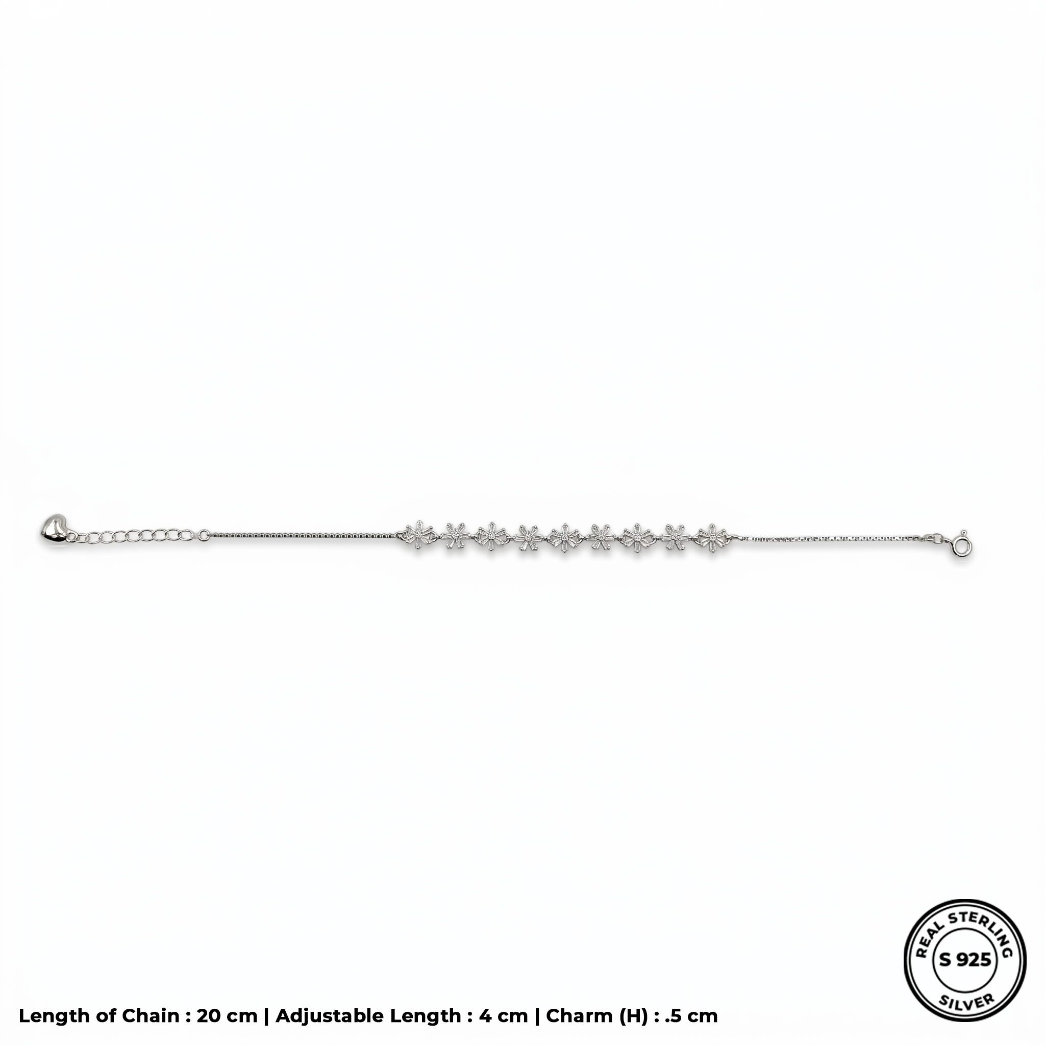 Silver Blossom Bracelet
